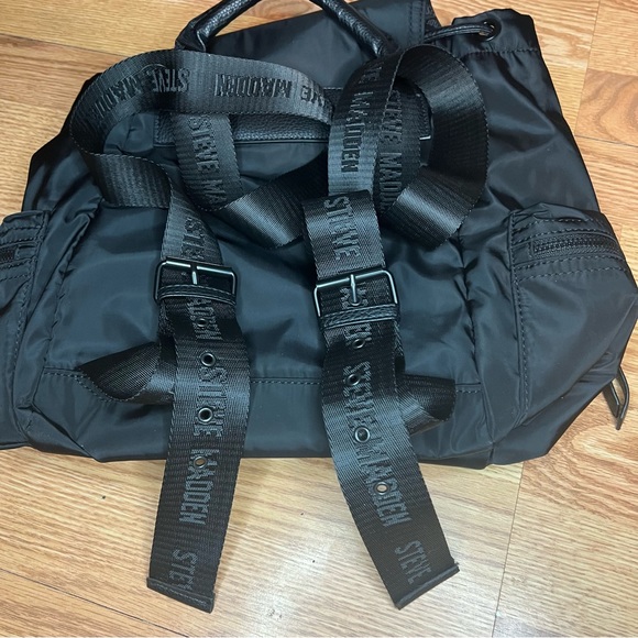 Steve Madden Black Womens Backpack - Picture 6 of 7